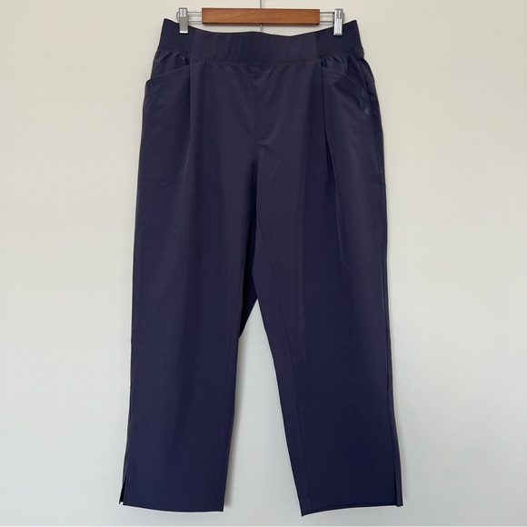 Apana Purple Tapered Sweatpants - Picture 1 of 6